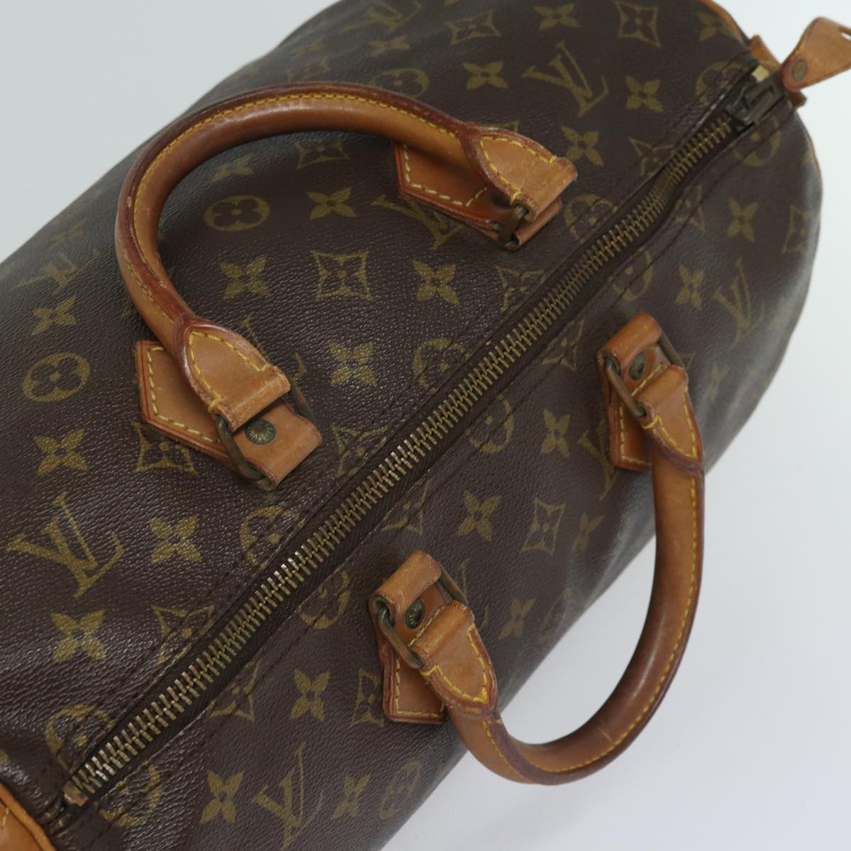LOUIS VUITTON Monogram Speedy 35 Hand Bag M41524 LV 82796