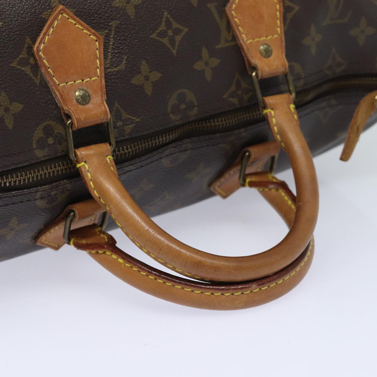 LOUIS VUITTON Monogram Speedy 35 Hand Bag M41524 LV 82797