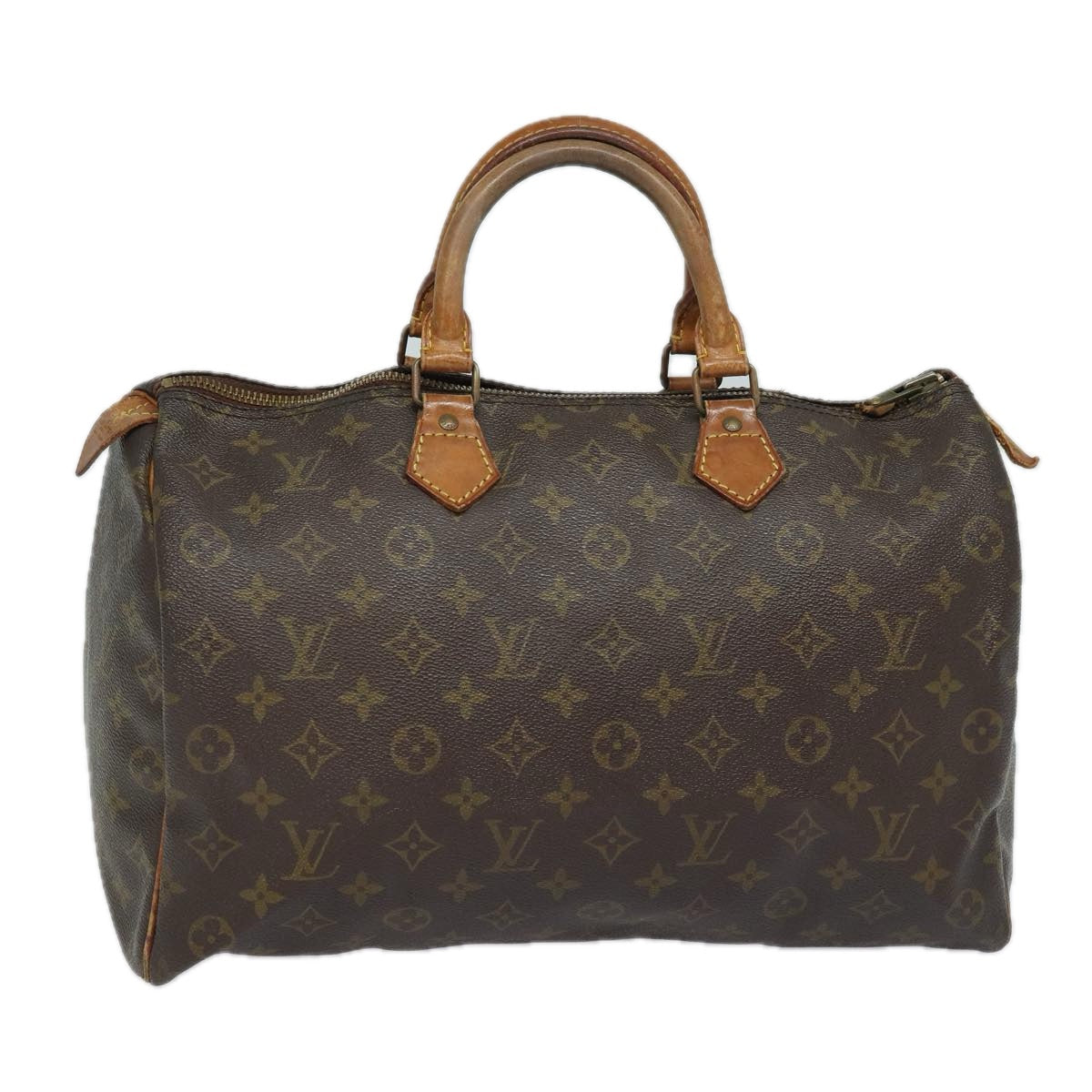 LOUIS VUITTON Monogram Speedy 35 Hand Bag M41524 LV 82798