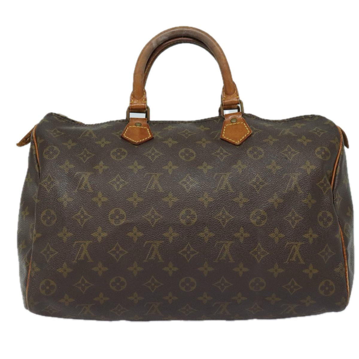 LOUIS VUITTON Monogram Speedy 35 Hand Bag M41524 LV 82798