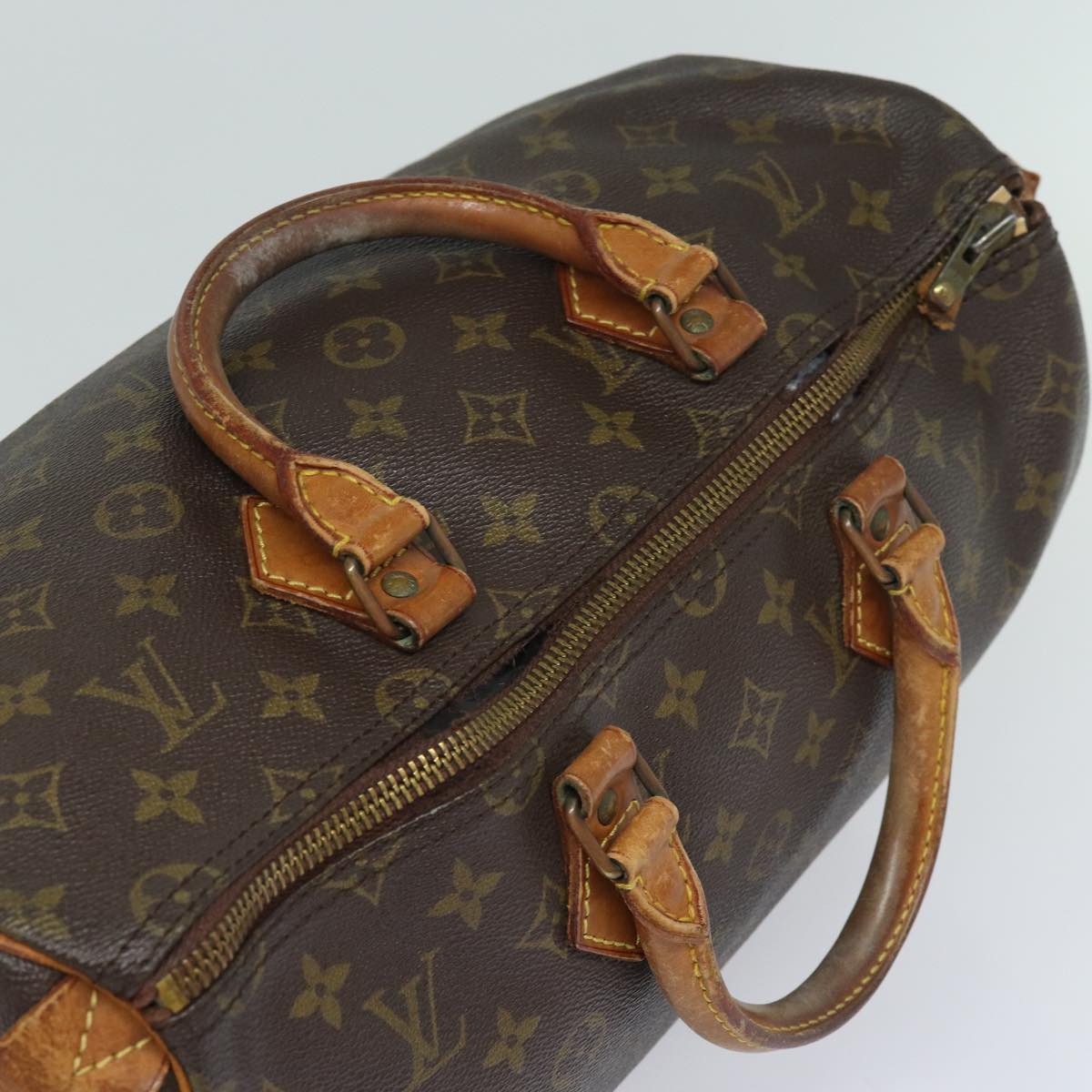 LOUIS VUITTON Monogram Speedy 35 Hand Bag M41524 LV 82798