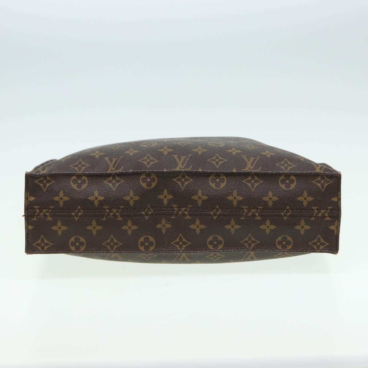 LOUIS VUITTON Monogram Sac Plat Hand Bag M51140 LV 82808