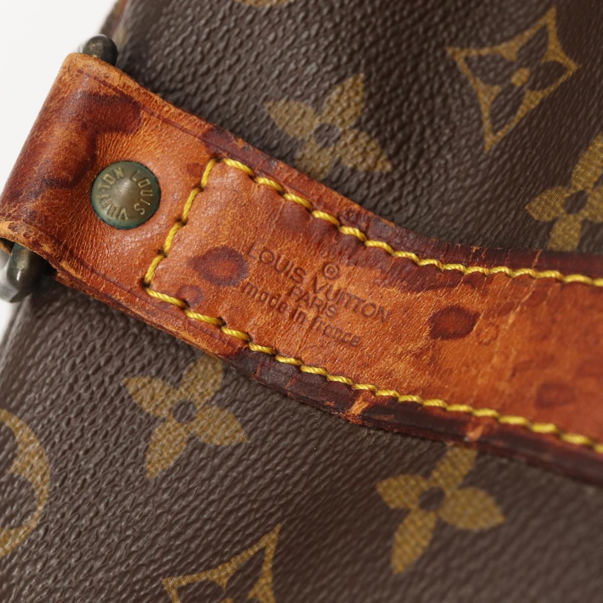 LOUIS VUITTON Monogram Keepall Bandouliere 50 Boston Bag M41416 LV 82809