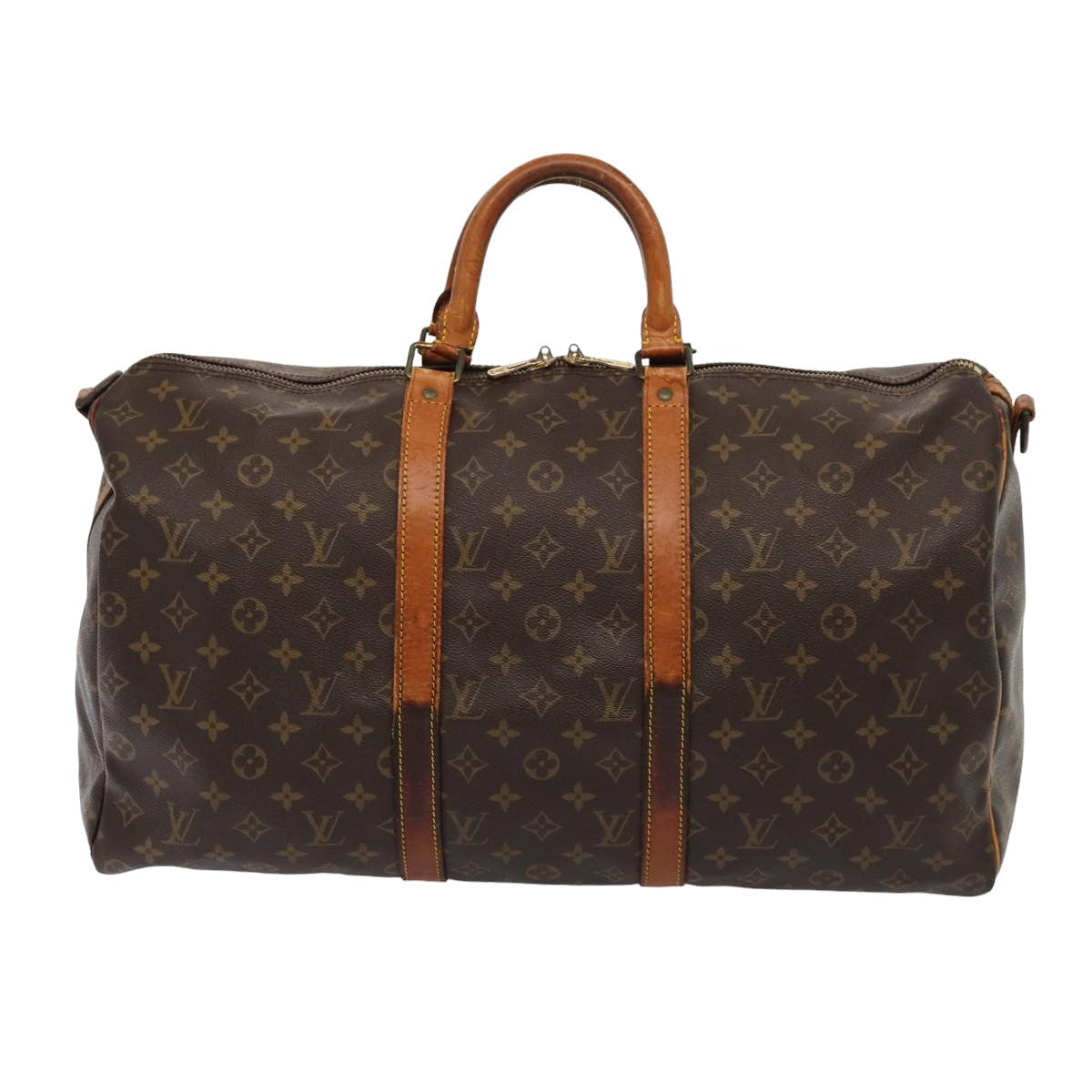 LOUIS VUITTON Monogram Keepall Bandouliere 50 Boston Bag M41416 LV 82809