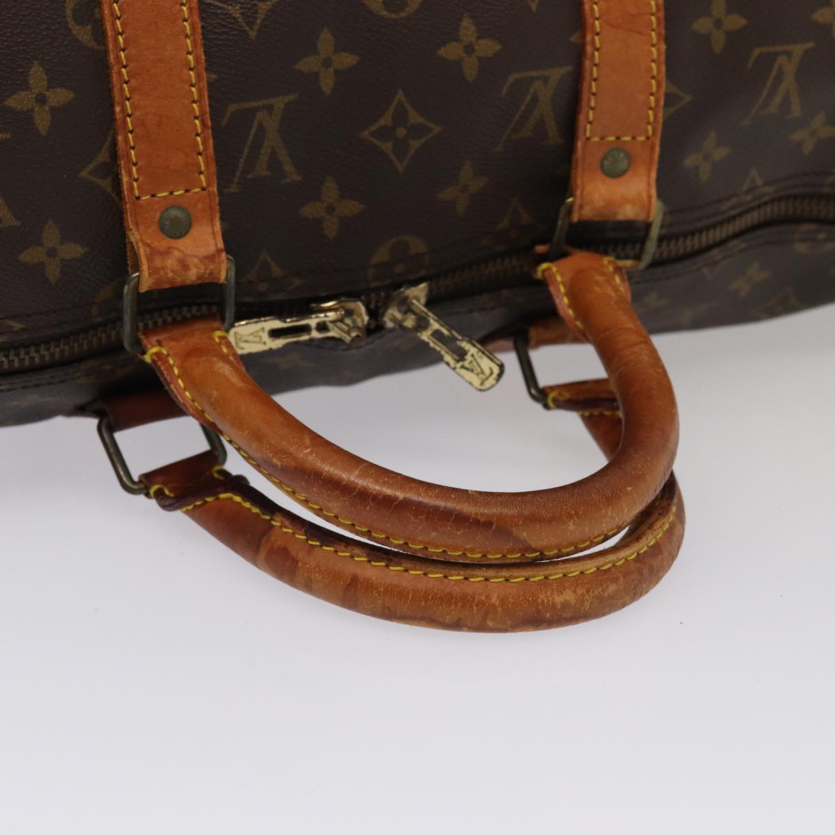 LOUIS VUITTON Monogram Keepall Bandouliere 50 Boston Bag M41416 LV 82809