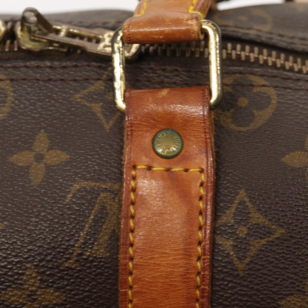 LOUIS VUITTON Monogram Keepall Bandouliere 45 Boston Bag M41418 LV 82812
