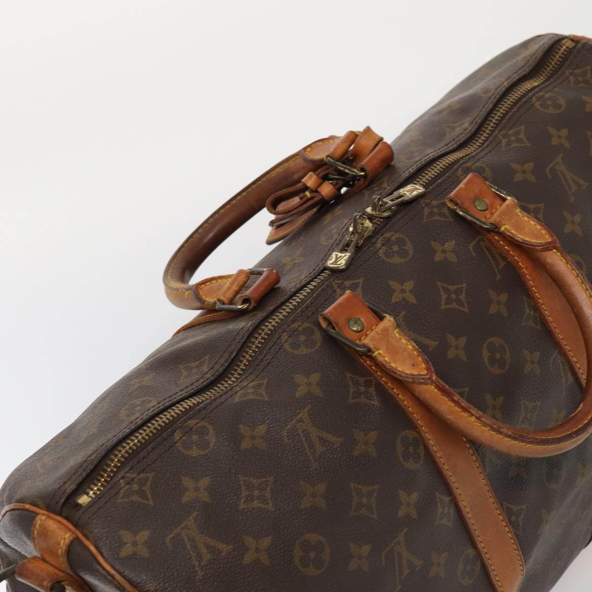 LOUIS VUITTON Monogram Keepall Bandouliere 45 Boston Bag M41418 LV 82812