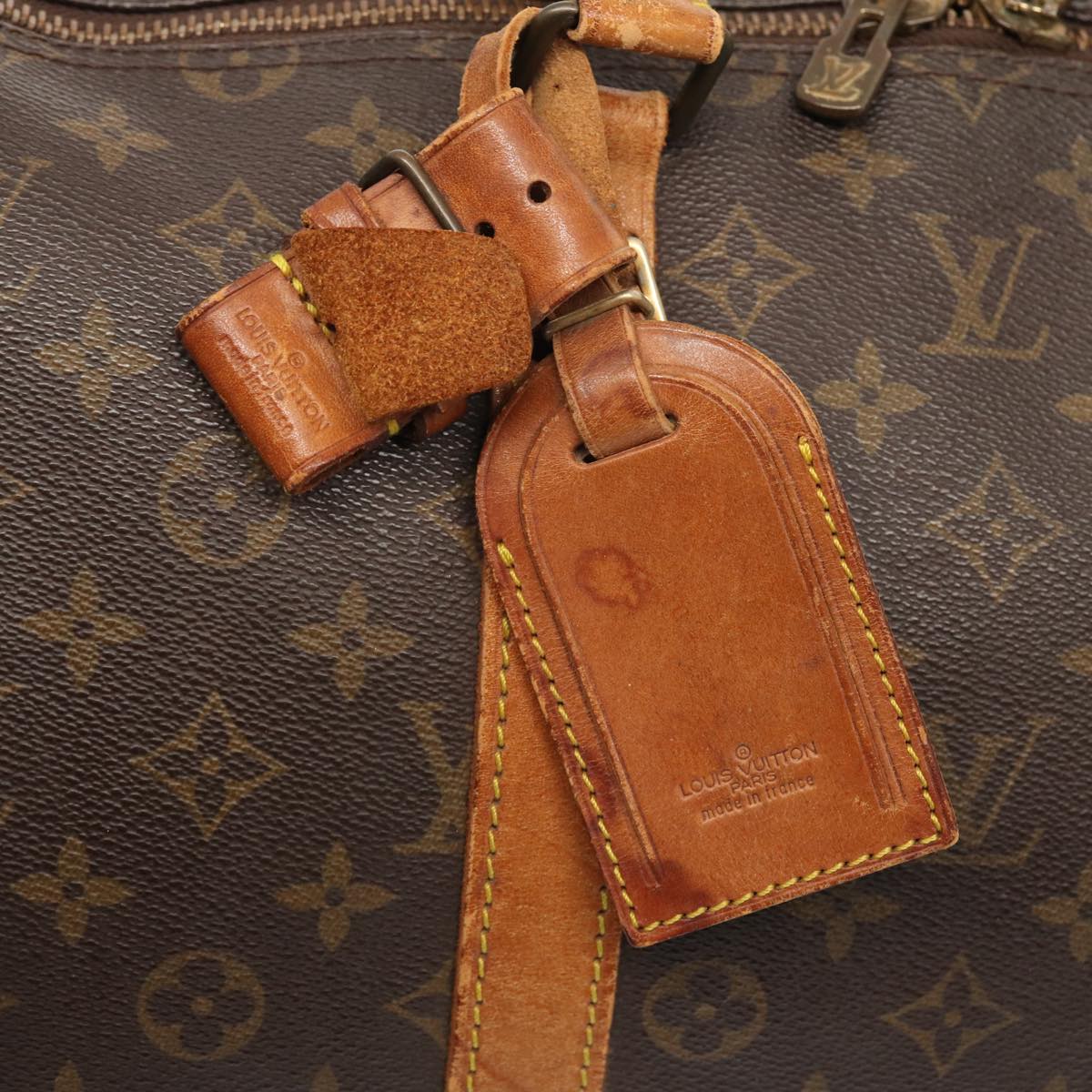 LOUIS VUITTON Monogram Keepall Bandouliere 55 Boston Bag M41414 LV 82815
