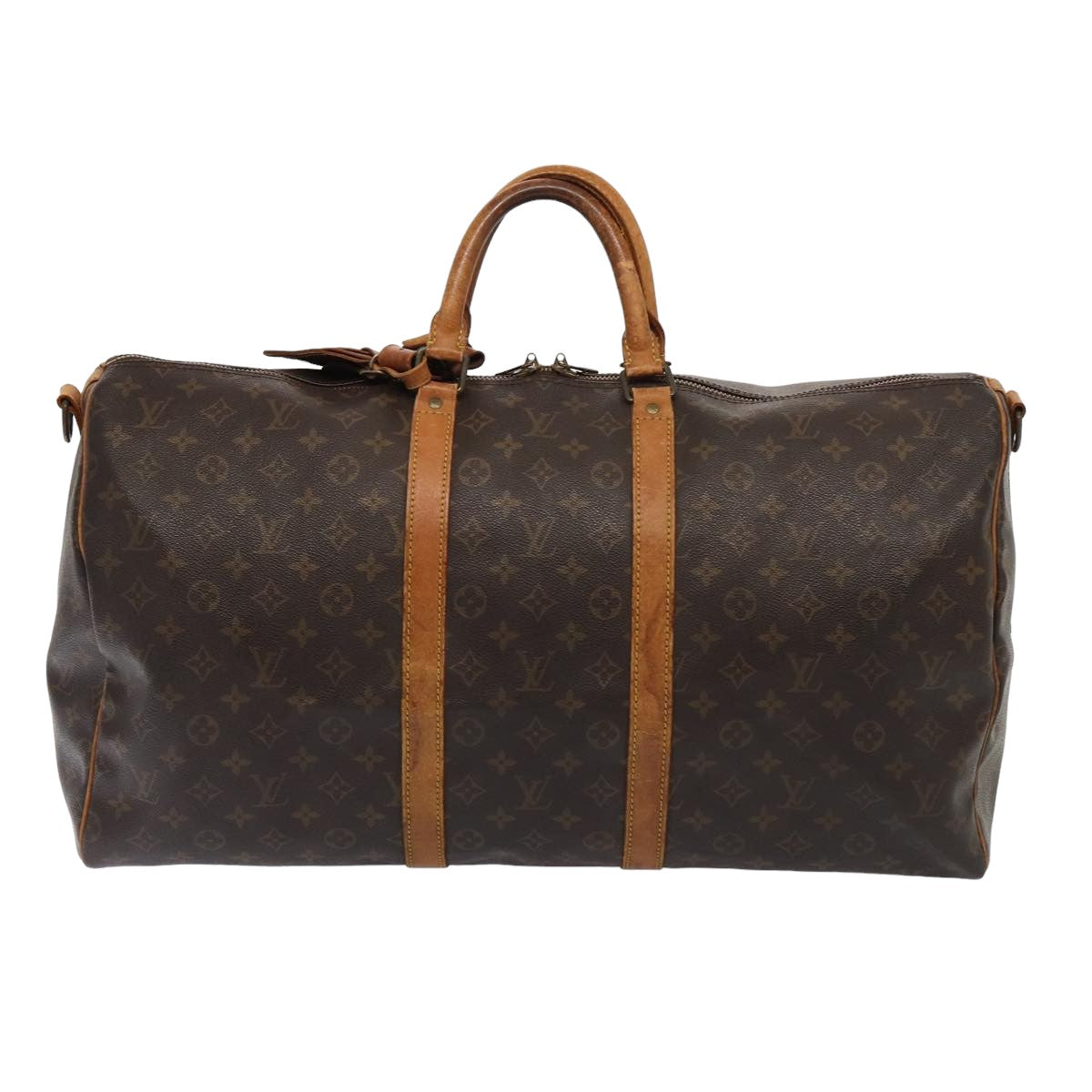 LOUIS VUITTON Monogram Keepall Bandouliere 55 Boston Bag M41414 LV 82815