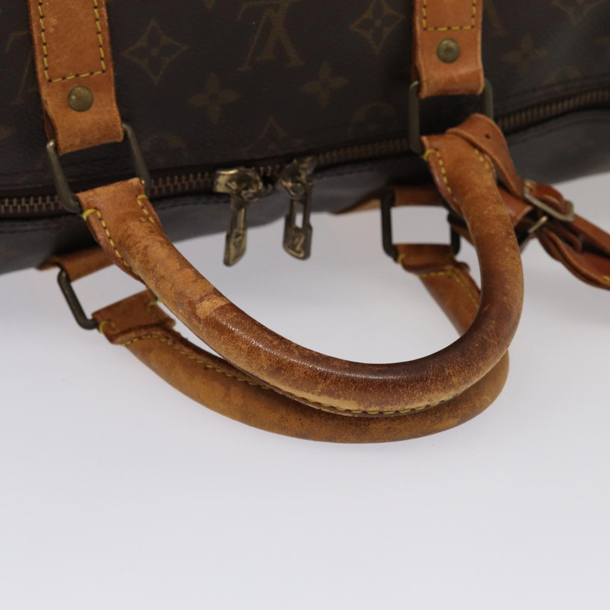 LOUIS VUITTON Monogram Keepall Bandouliere 55 Boston Bag M41414 LV 82815