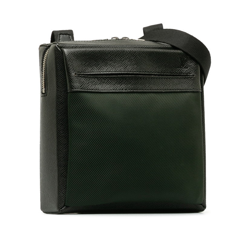 Louis Vuitton Taiga Saigon M30902 Black Black Nylon Leather  Louis Vuitton