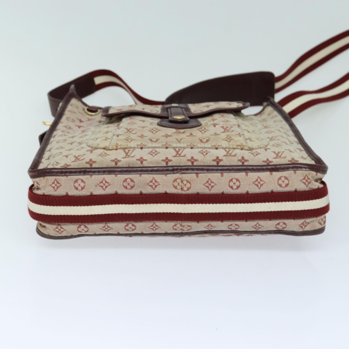 LOUIS VUITTON Monogram Mini Besace Mary Kate Bag Red M92321 LV 82835