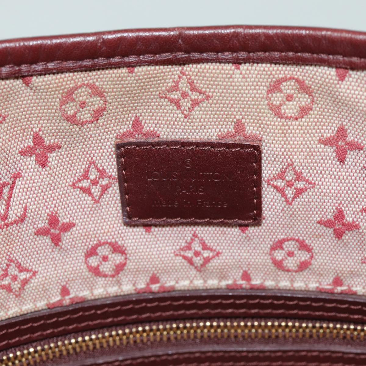 LOUIS VUITTON Monogram Mini Besace Mary Kate Bag Red M92321 LV 82835