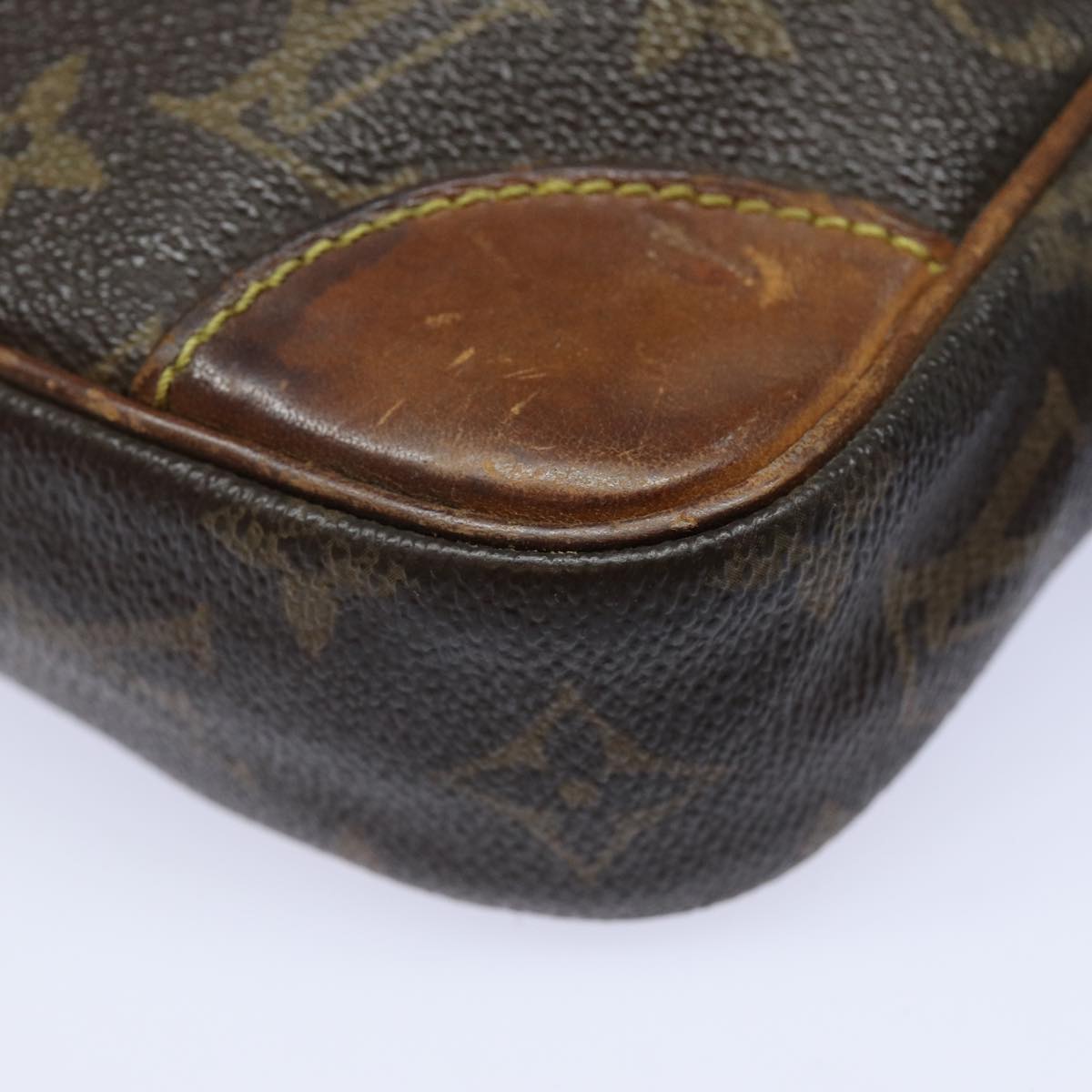 LOUIS VUITTON Monogram Marly Dragonne GM Clutch Bag M51825 LV 82837