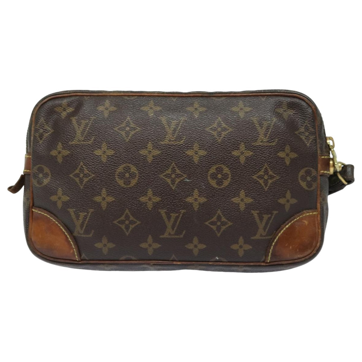 LOUIS VUITTON Monogram Marly Dragonne GM Clutch Bag M51825 LV 82837