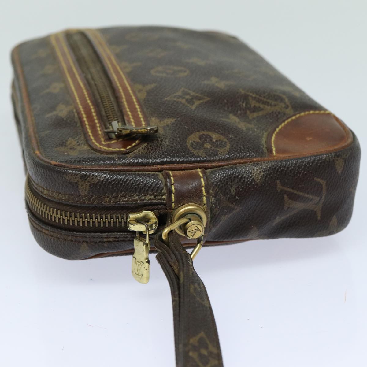 LOUIS VUITTON Monogram Marly Dragonne GM Clutch Bag M51825 LV 82837