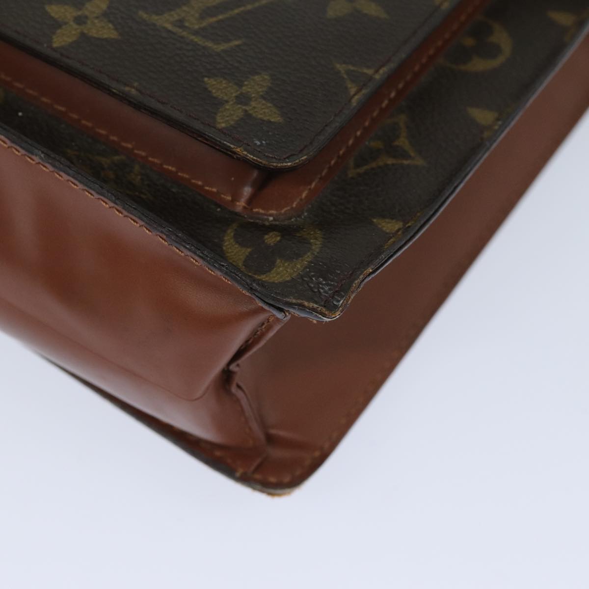 LOUIS VUITTON Monogram Monceau 28 Hand Bag 2way M51185 LV 82844