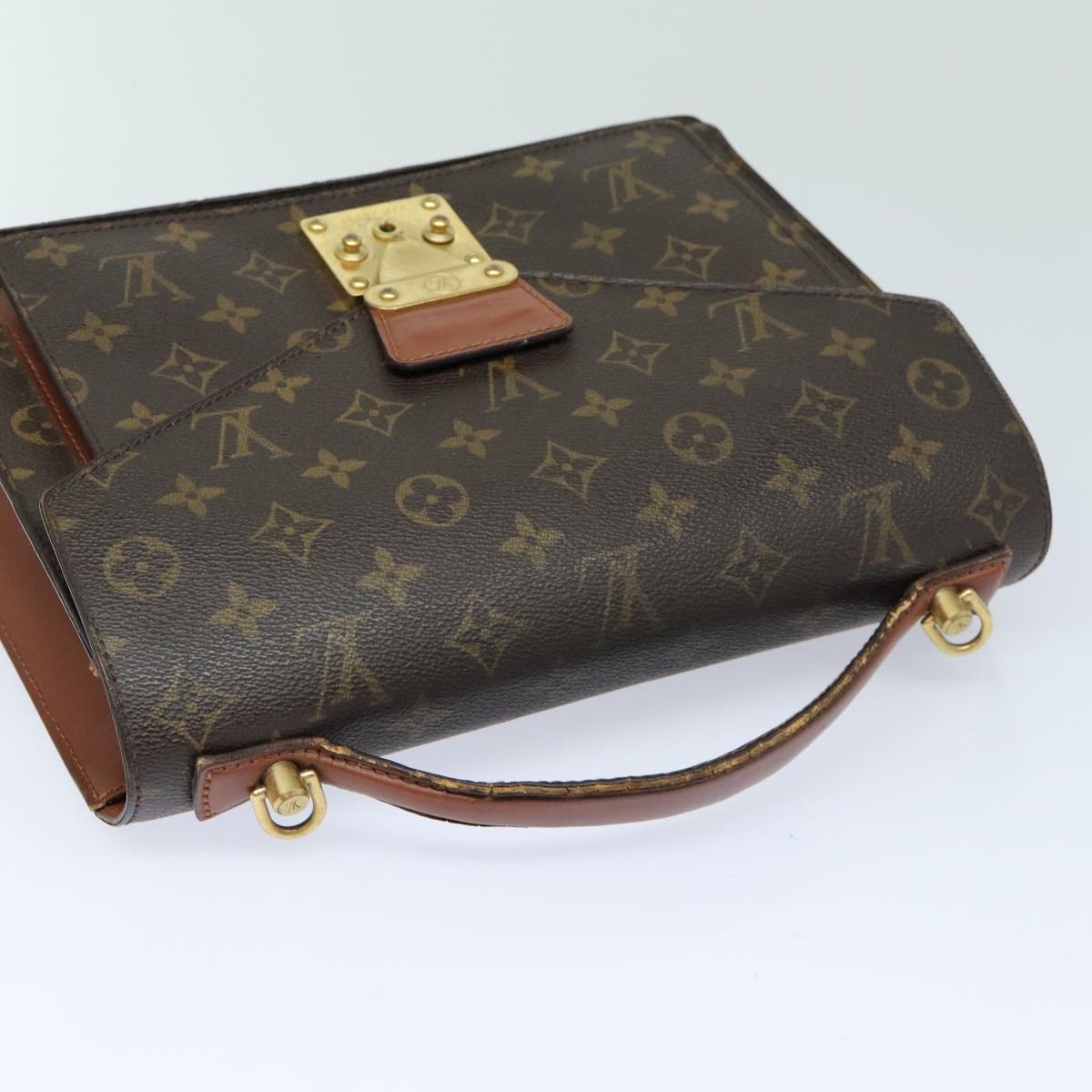 LOUIS VUITTON Monogram Monceau 28 Hand Bag 2way M51185 LV 82844