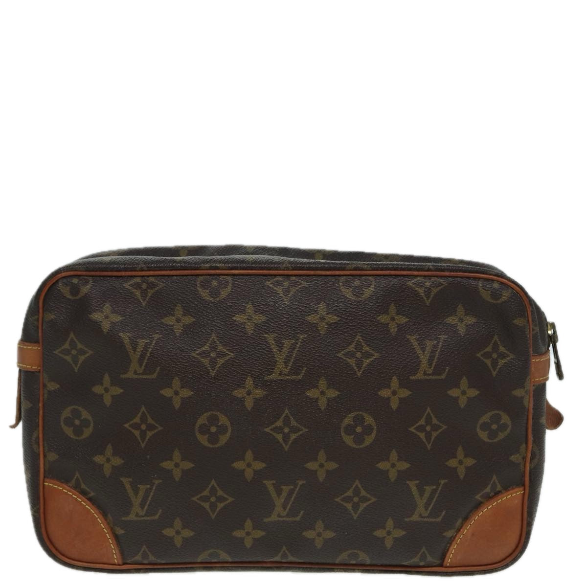 LOUIS VUITTON Monogram Compiegne 28 Clutch Bag M51845 LV 82845
