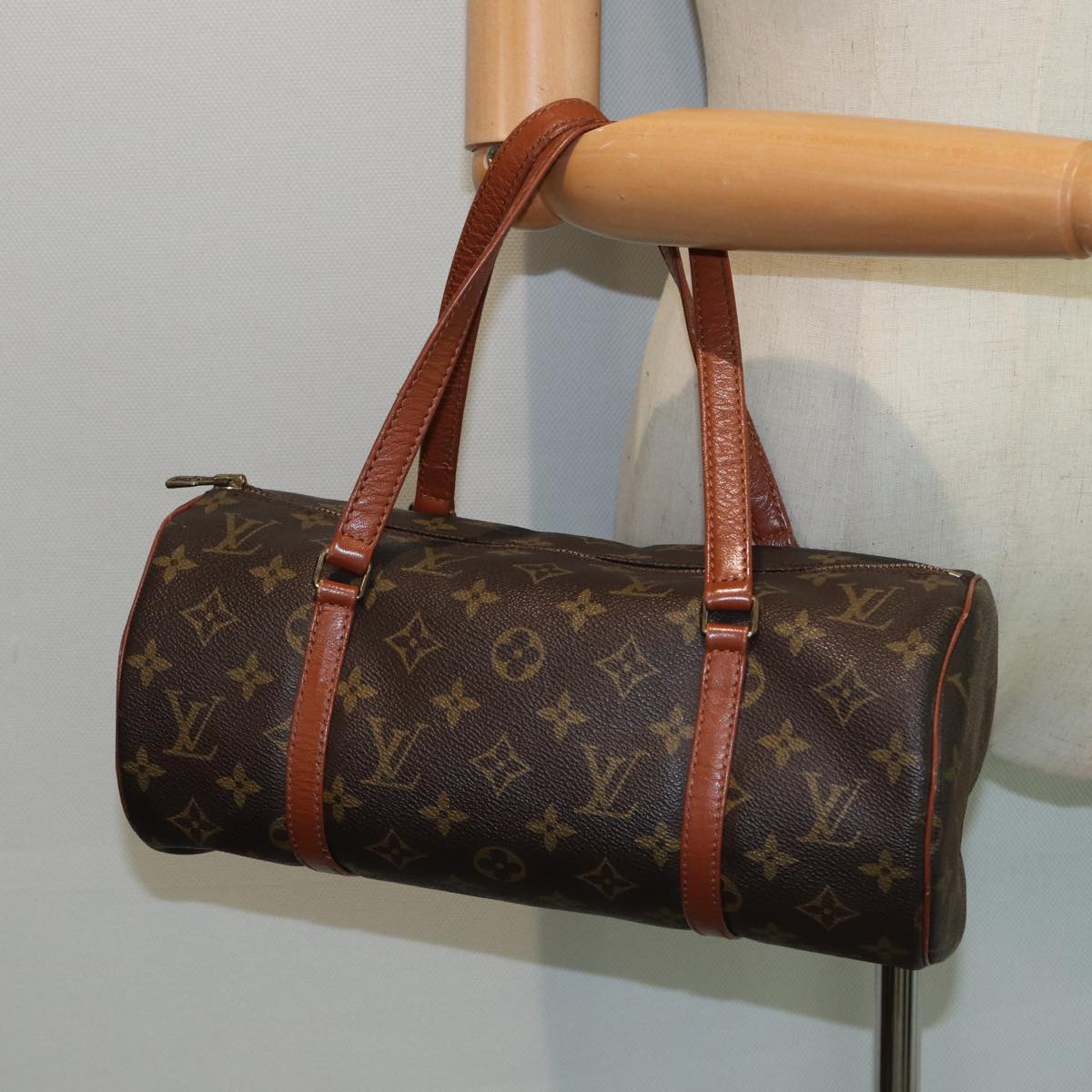 LOUIS VUITTON Monogram Papillon 30 Hand Bag M51385 LV 82850