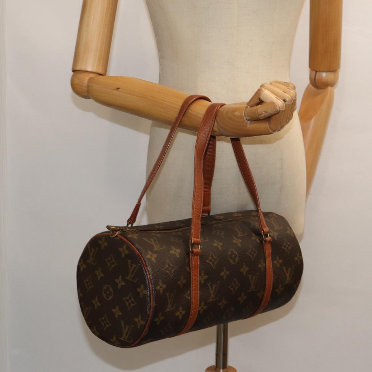 LOUIS VUITTON Monogram Papillon 30 Hand Bag M51385 LV 82851