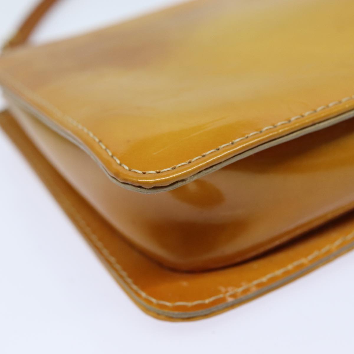 LOUIS VUITTON Monogram Vernis Lexington Accessory Pouch Beige M91010 82854