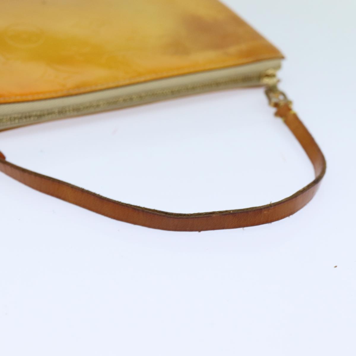 LOUIS VUITTON Monogram Vernis Lexington Accessory Pouch Beige M91010 82854