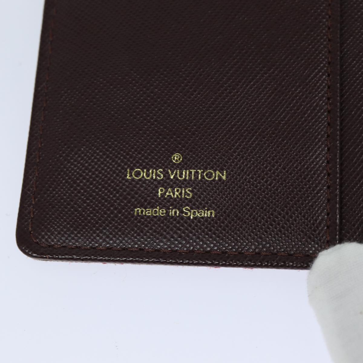 LOUIS VUITTON Monogram Mini Agenda PM Day Planner Cover Red R20912 LV 82855