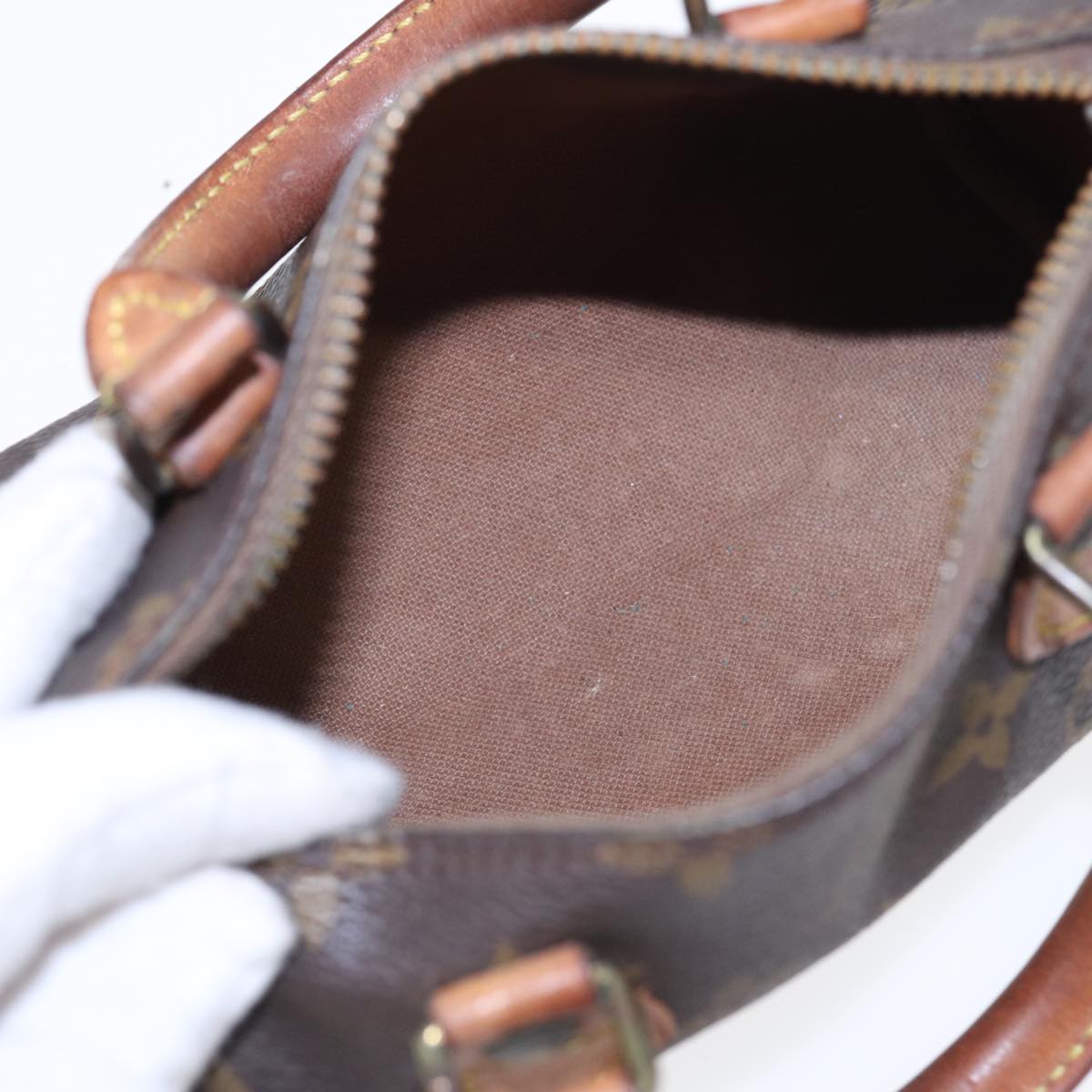 LOUIS VUITTON Monogram Mini Speedy Hand Bag M41534 LV 82859