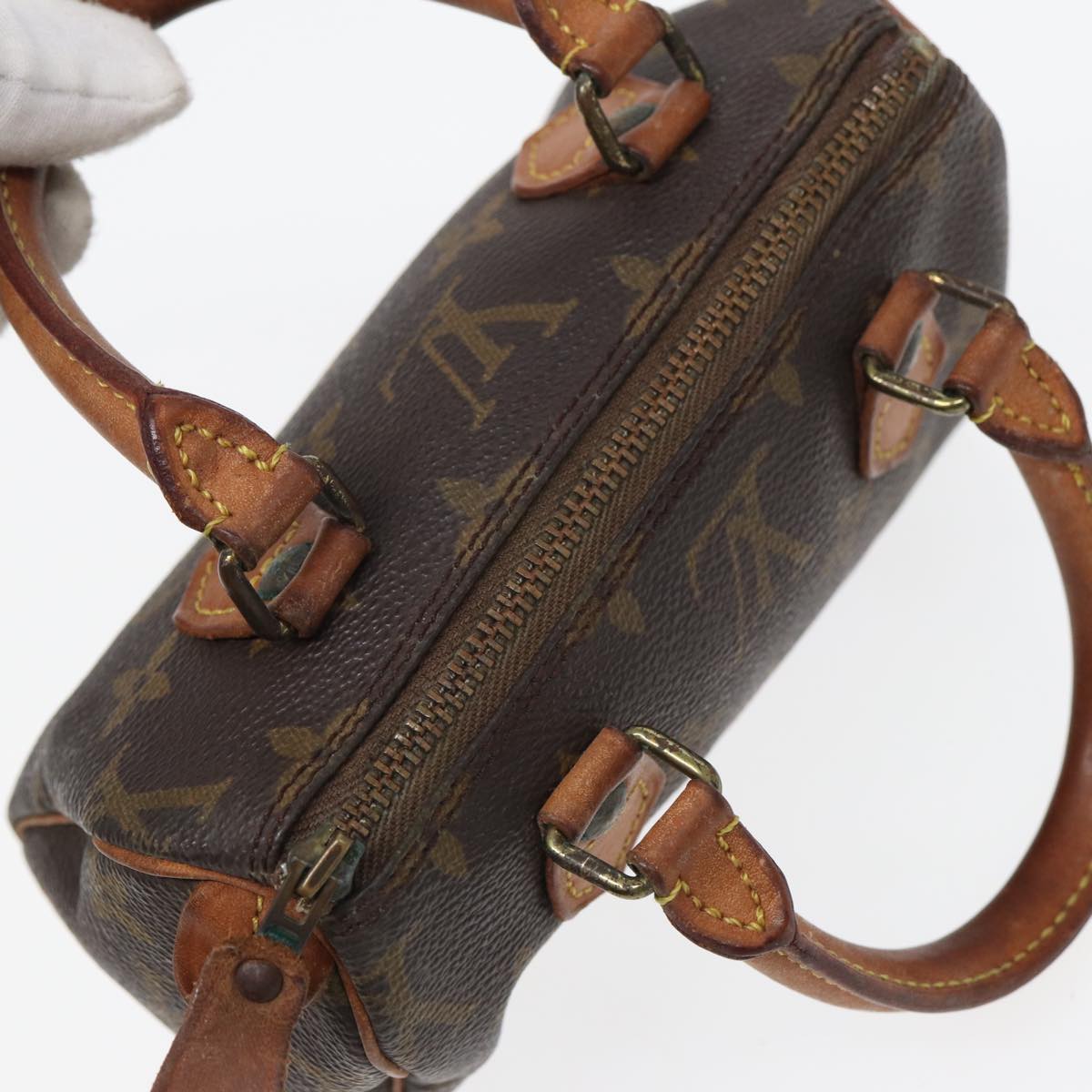 LOUIS VUITTON Monogram Mini Speedy Hand Bag M41534 LV 82859