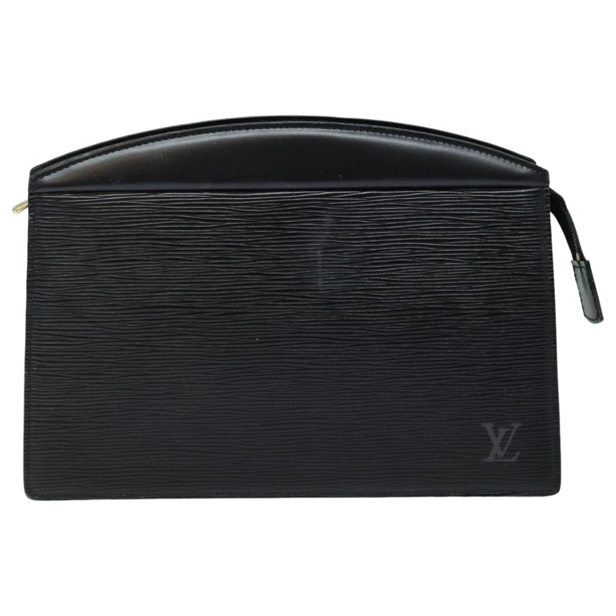 LOUIS VUITTON Epi Trousse Crete Pouch Black M48402 LV 82862