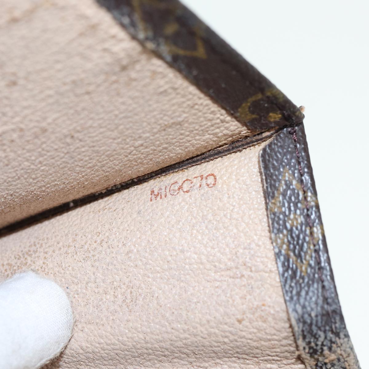 LOUIS VUITTON Monogram Sac Plat Hand Bag M51140 LV 82902