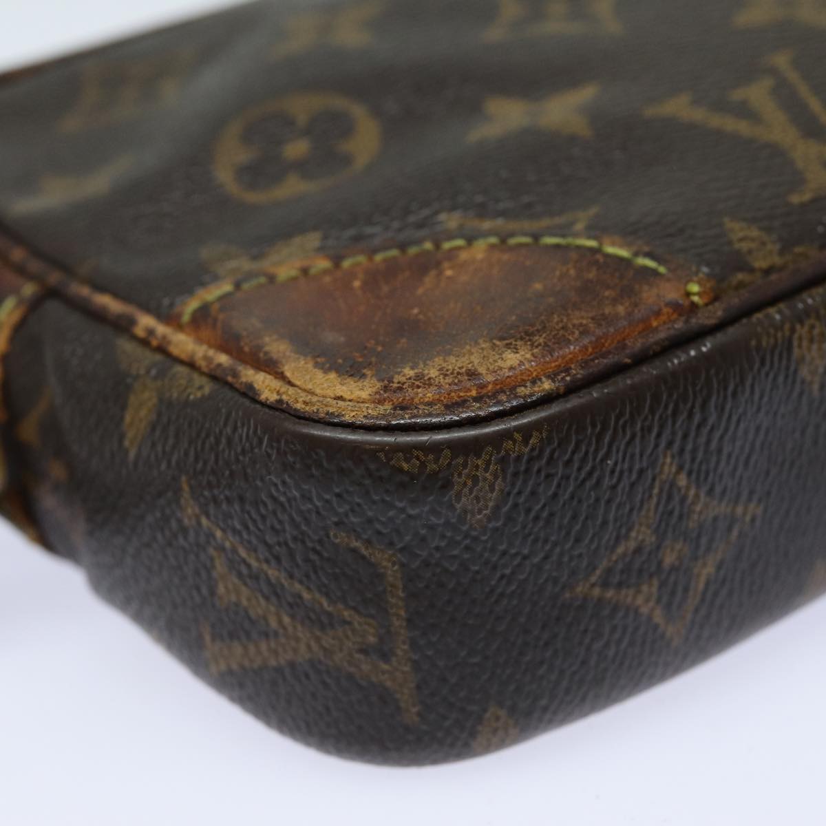 LOUIS VUITTON Monogram Marly Dragonne PM Clutch Bag M51827 LV 82903
