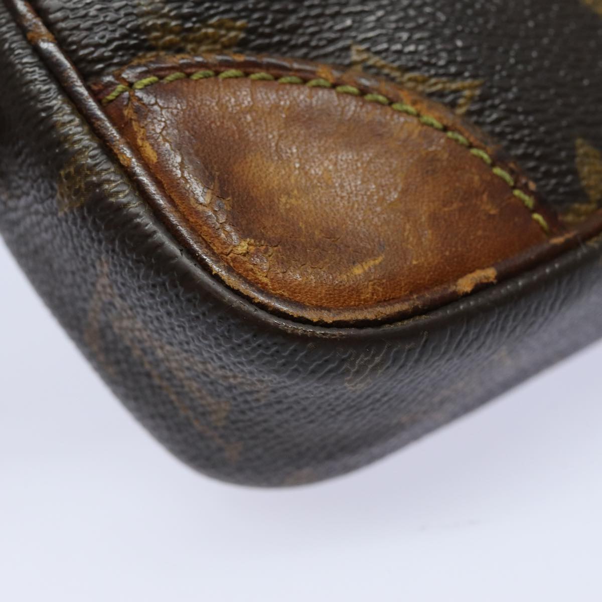 LOUIS VUITTON Monogram Marly Dragonne PM Clutch Bag M51827 LV 82903