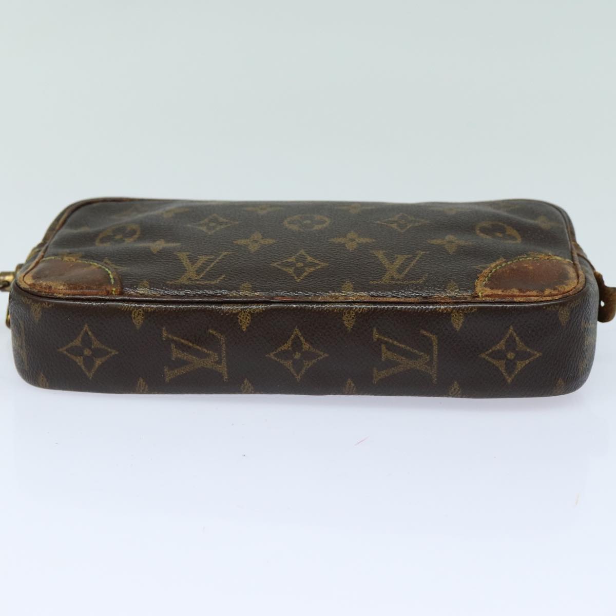 LOUIS VUITTON Monogram Marly Dragonne PM Clutch Bag M51827 LV 82903