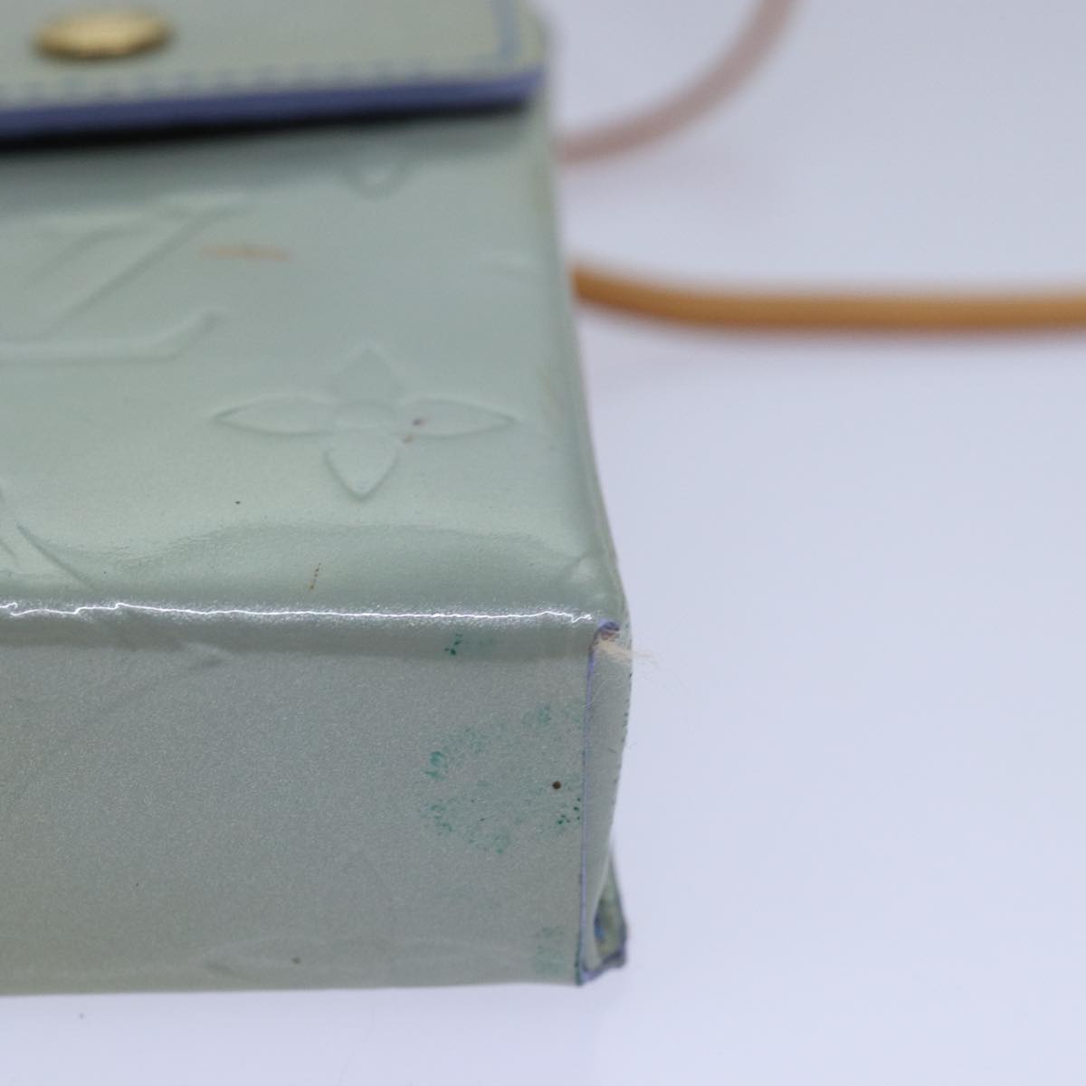 LOUIS VUITTON Monogram Vernis Walker Wallet Lavande LV 82907