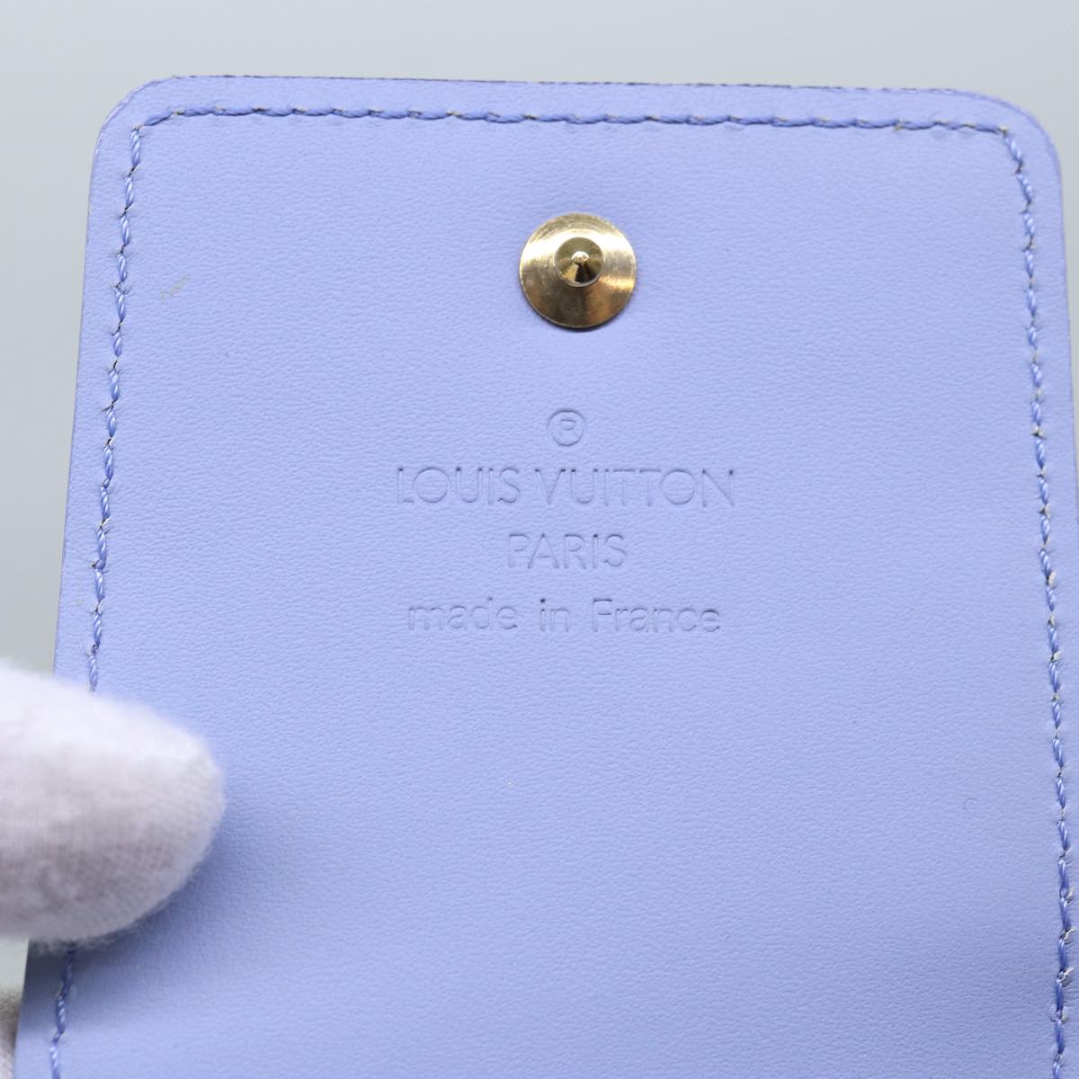 LOUIS VUITTON Monogram Vernis Walker Wallet Lavande LV 82907