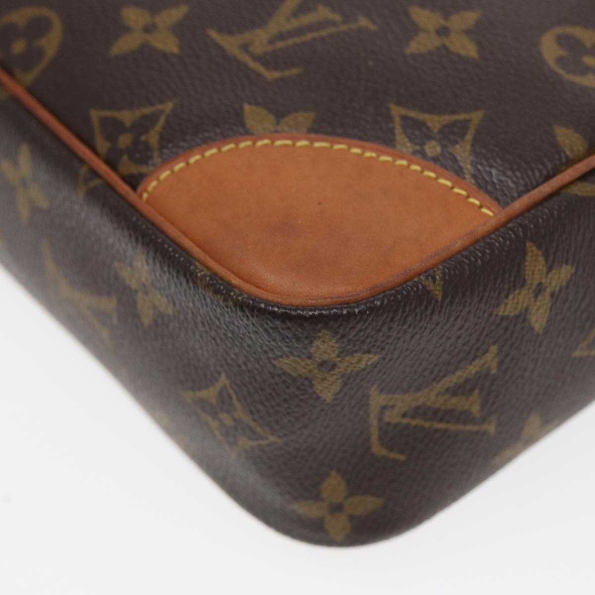 LOUIS VUITTON Monogram Compiegne 28 Clutch Bag M51845 LV 82921
