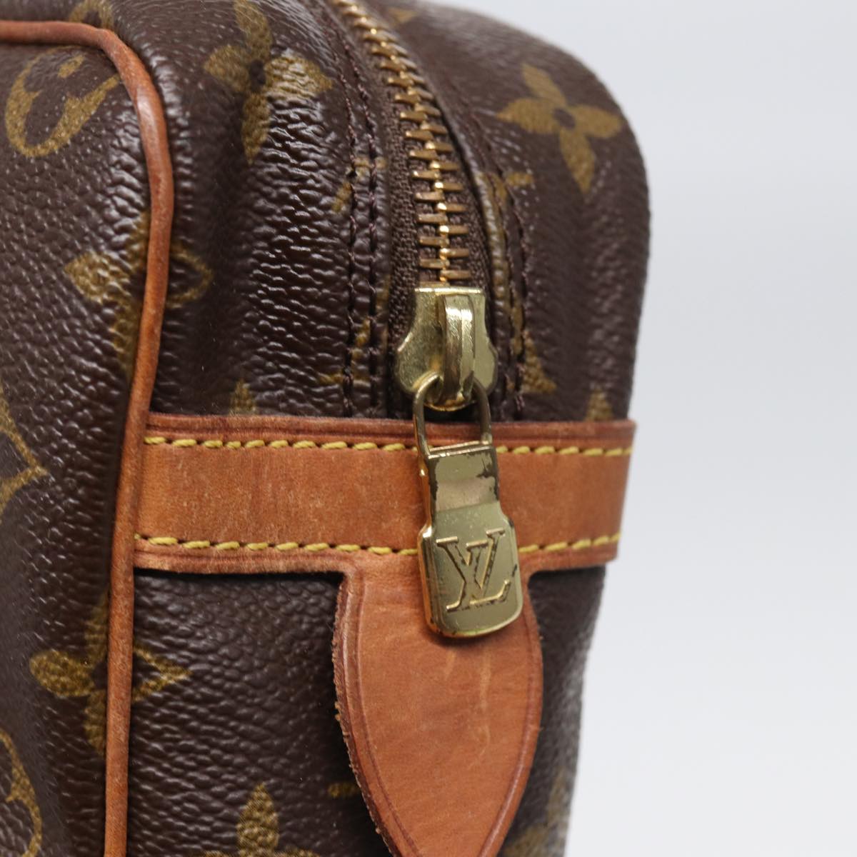 LOUIS VUITTON Monogram Compiegne 28 Clutch Bag M51845 LV 82921