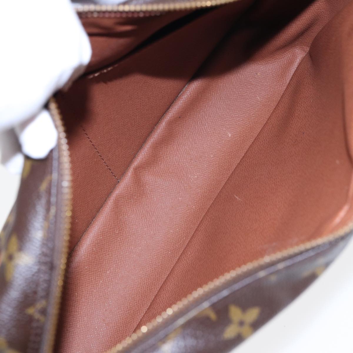 LOUIS VUITTON Monogram Compiegne 28 Clutch Bag M51845 LV 82921