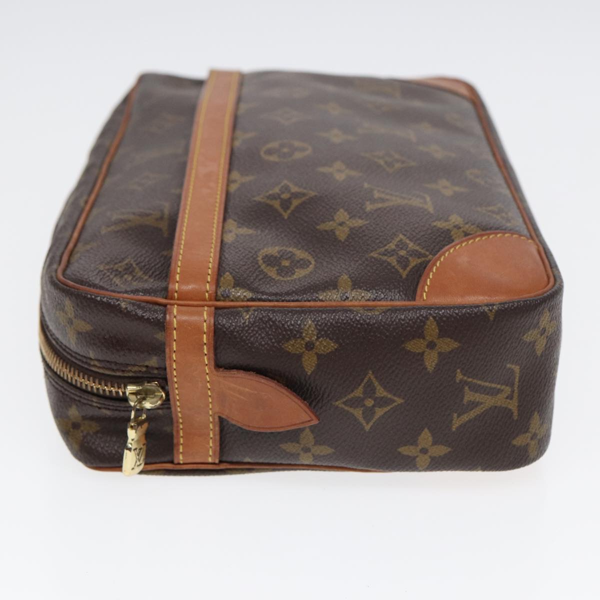 LOUIS VUITTON Monogram Compiegne 28 Clutch Bag M51845 LV 82921