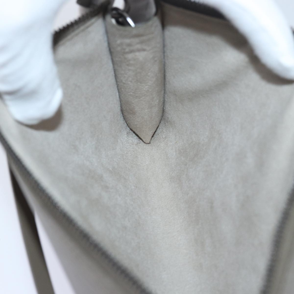 LOUIS VUITTON Epi Pochette Accessoires Pouch Gray Pepper LV 82930A