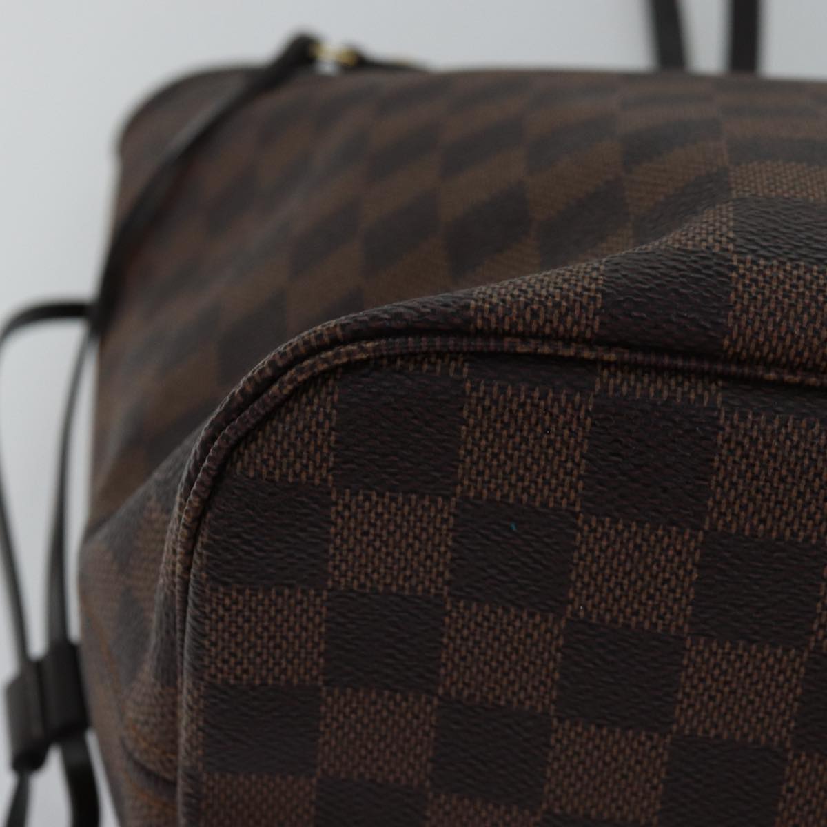LOUIS VUITTON Damier Ebene Neverfull MM Tote Bag N51105 LV 82932A