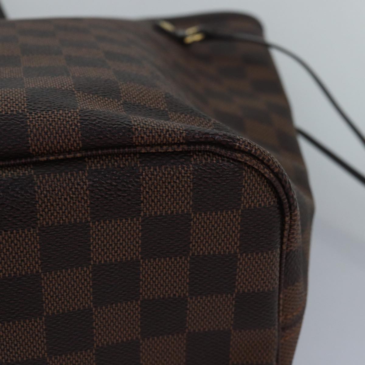 LOUIS VUITTON Damier Ebene Neverfull MM Tote Bag N51105 LV 82932A