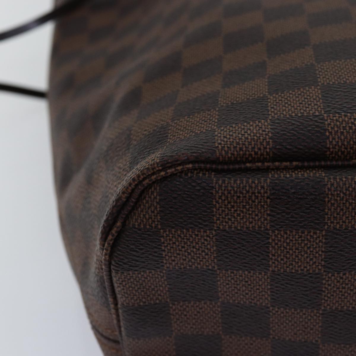 LOUIS VUITTON Damier Ebene Neverfull MM Tote Bag N51105 LV 82932A