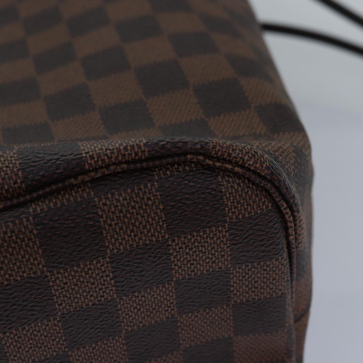 LOUIS VUITTON Damier Ebene Neverfull MM Tote Bag N51105 LV 82932A