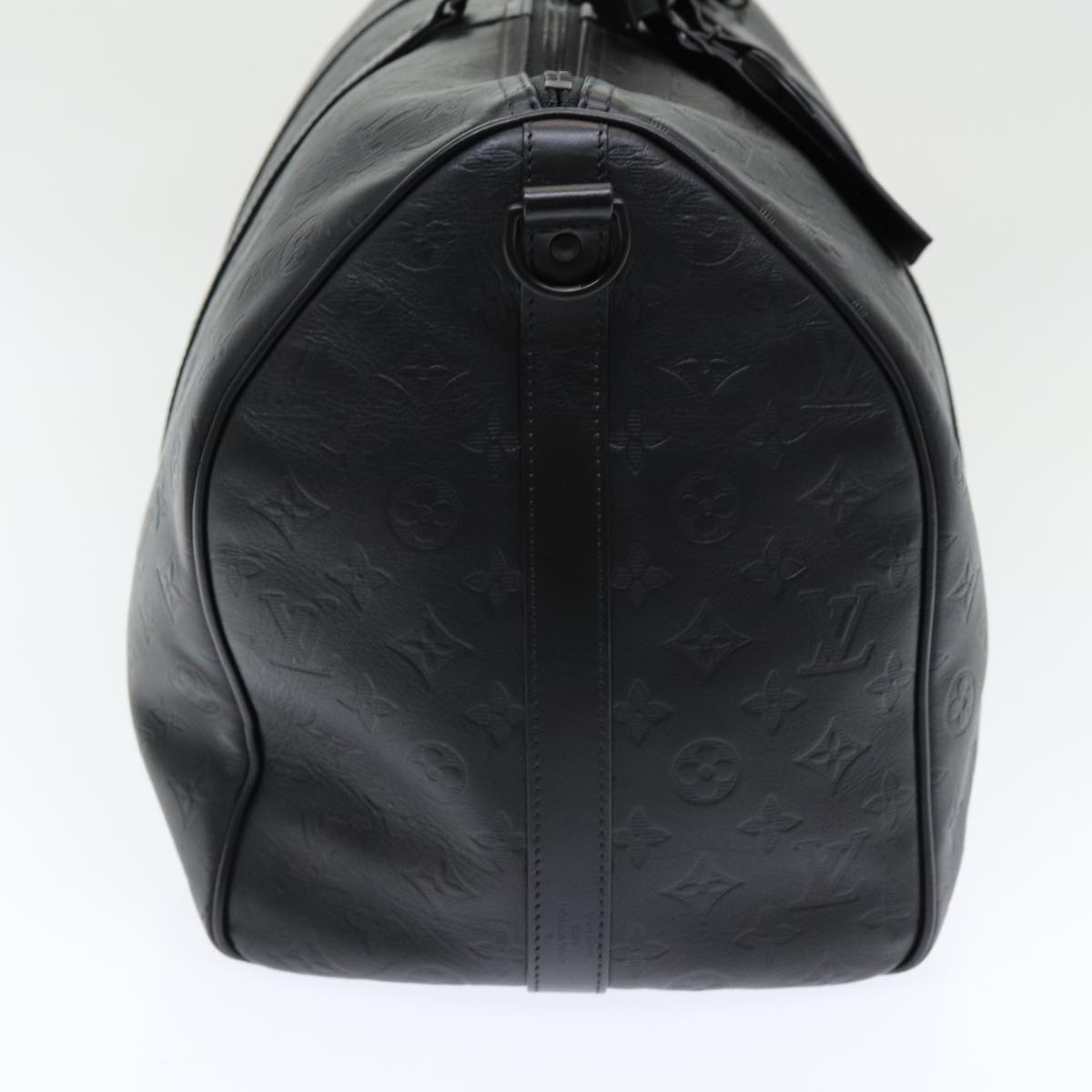 LOUIS VUITTON Shadow Keepall Bandouliere 50 Bag Black M44810 LV 82934SA