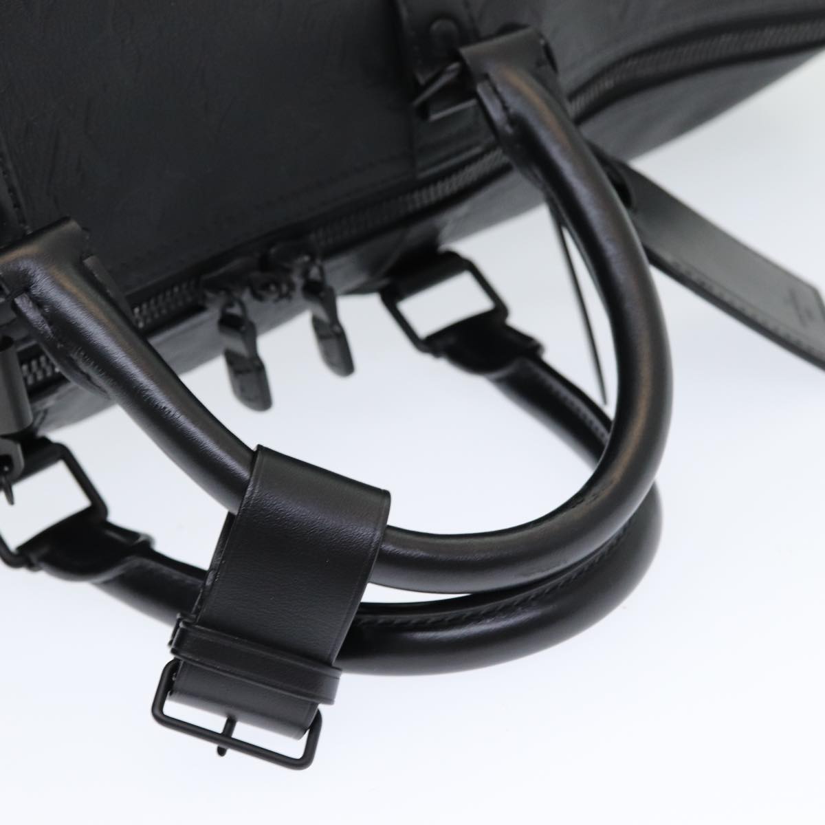 LOUIS VUITTON Shadow Keepall Bandouliere 50 Bag Black M44810 LV 82934SA