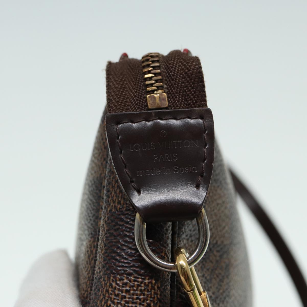 LOUIS VUITTON Damier Ebene Pochette Accessoires Pouch N41206 LV 82959