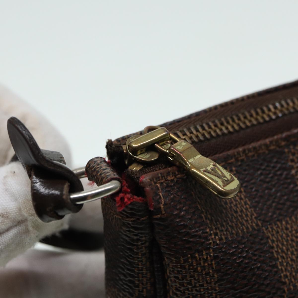 LOUIS VUITTON Damier Ebene Pochette Accessoires Pouch N41206 LV 82959